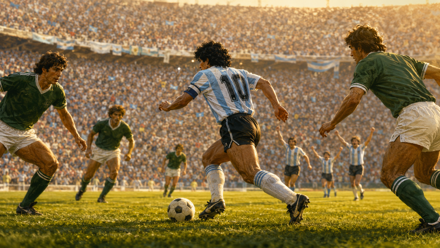 Maradona ya mandaba en Argentina