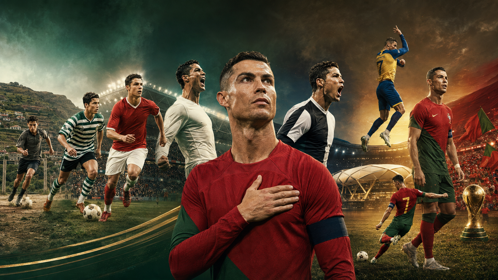 La carrera de Cristiano Ronaldo desde Madeira hasta sus récords con clubes y Portugal