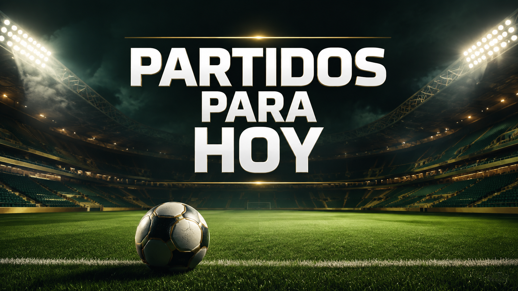 Partidos Para Hoy del 17 de agosto de 2026 en un estadio iluminado